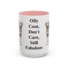 15oz Funny Chesapeake Bay Retriever Mug, Pink, front view