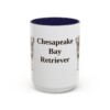 15oz-chesapeake-bay-retriever-mug-navy 15oz Chesapeake Bay Retriever Mug, Navy, front view