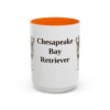 15oz-chesapeake-bay-retriever-mug-orange 15oz Chesapeake Bay Retriever Mug, Orange, front view