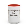 15oz-chesapeake-bay-retriever-mug-red 15oz Chesapeake Bay Retriever Mug, Red, front view