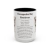 15oz Chesapeake Bay Retriever Mug, Black, front view
