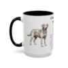 15oz Chesapeake Bay Retriever Mug, Black, left side view
