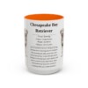 15oz Chesapeake Bay Retriever Mug, Orange, front view