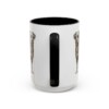 15oz Chi-Poo Dog Dad Mug, Black, back view
