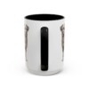 15oz Funny Chi-Poo Mug, Black, back view