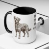 15oz Funny Chi-Poo Mug, Black, lifestyle photo