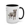 15oz Chi-Poo Latin Mug, Black, right side view