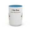 15oz Chi-Poo Latin Mug, Light Blue, front view