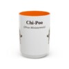 15oz Chi-Poo Latin Mug, Orange, front view