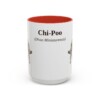15oz Chi-Poo Latin Mug, Red, front view