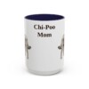 15oz chi poo mug, Navy