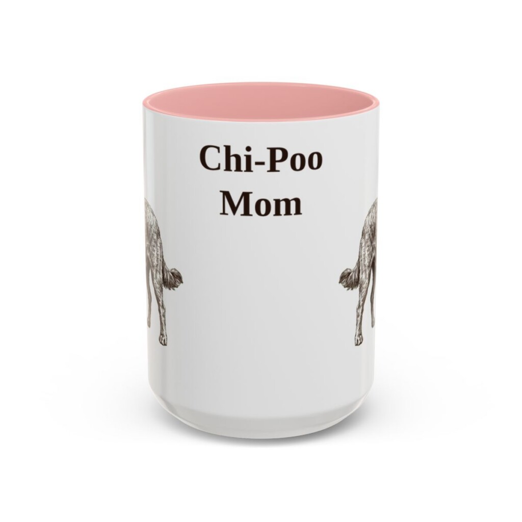 15oz chi poo mug, Pink