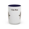 15oz Chi-Poo Mug, Navy, front view