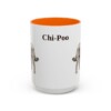 15oz Chi-Poo Mug, Orange, front view