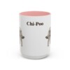15oz Chi-Poo Mug, Pink, front view