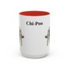 15oz Chi-Poo Mug, Red, front view