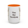 15oz Funny Chihuahua Mug, Orange, front view