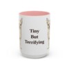 15oz Funny Chihuahua Mug, Pink, front view