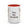 15oz Funny Chihuahua Mug, Red, front view
