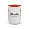 15oz Chihuahua Latin Mug, Red, front view