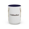 15oz Chihuahua Mug, Navy, front view