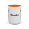15oz Chihuahua Mug, Orange, front view