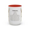 15oz Chihuahua Mug, Red, front view