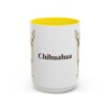 15oz Chihuahua Mug, Yellow, front view