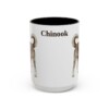 15oz Chinook Mug, Black, front view