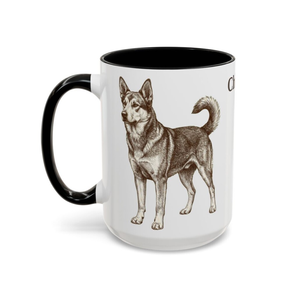 15oz Chinook Mug, Black, left side view