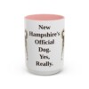 15oz Funny Chinook Mug, Pink, front view