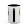 15oz Chinook Latin Mug, Black, back view