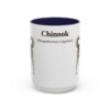 15oz Chinook Latin Mug, Navy, front view