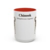 15oz Chinook Latin Mug, Red, front view