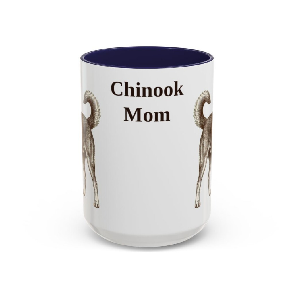 15oz-chinook-mug-mom-navy 15oz Chinook Dog Mom Mug, Navy, front view