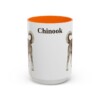 15oz Chinook Mug, Orange, front view