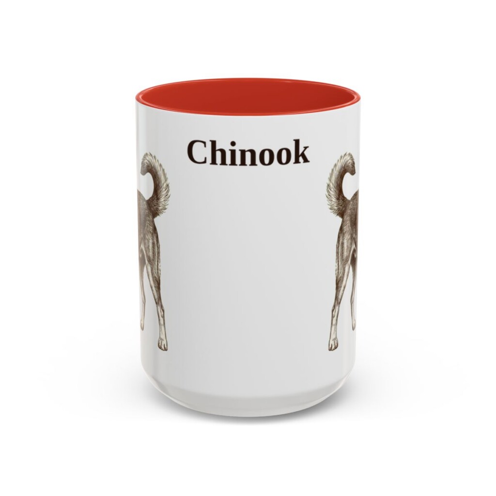 15oz Chinook Mug, Red, front view