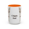 15oz-chipin-mug-dad-orange 15oz Chipin Dog Dad Mug, Orange, front view