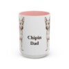 15oz-chipin-mug-dad-pink 15oz Chipin Dog Dad Mug, Pink, front view