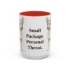 15oz Funny Chipin Mug, Red, front view