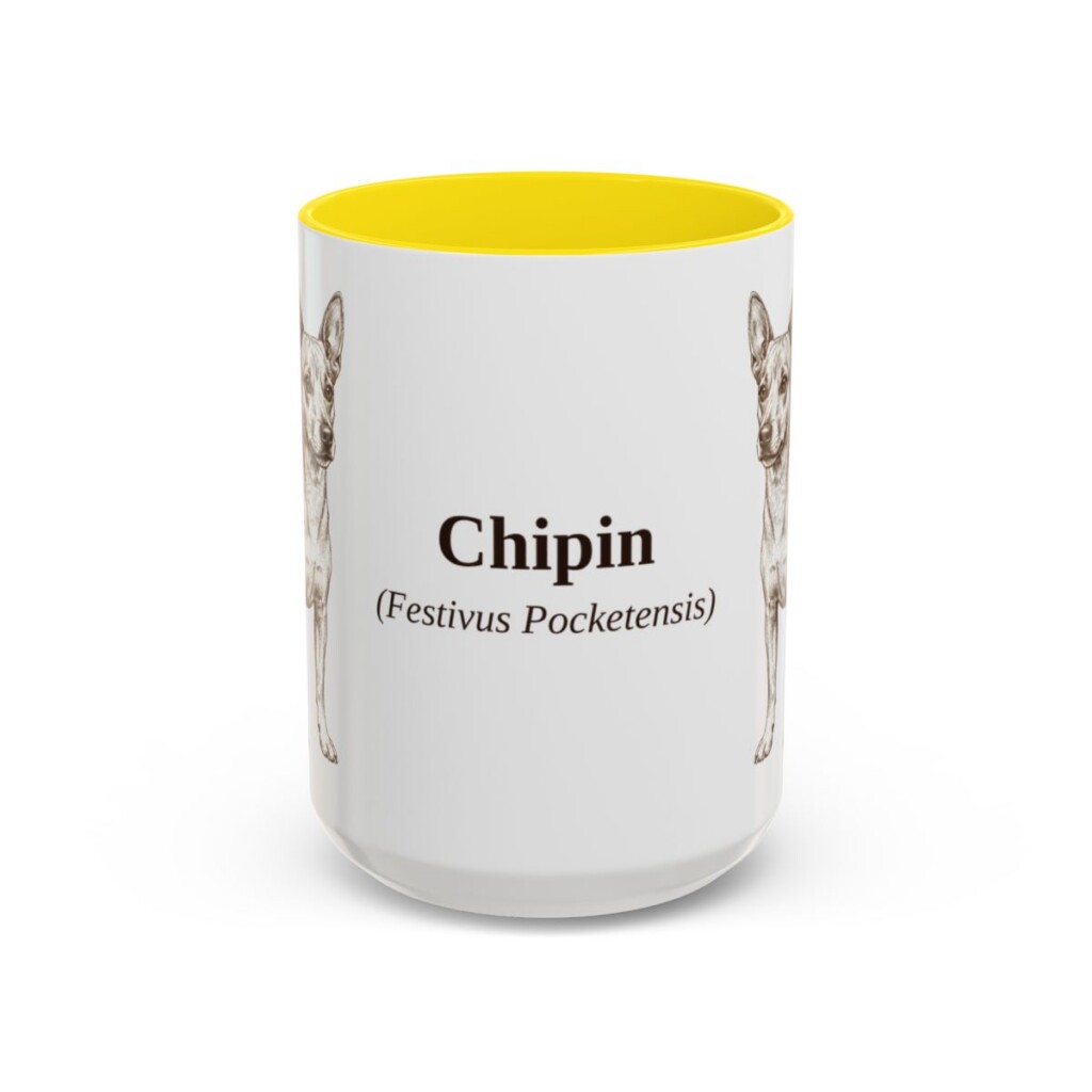 15oz-chipin-mug-latin-yellow 15oz Chipin Latin Mug, Yellow, front view