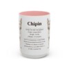 15oz Chipin Mug, Pink, front view