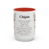 15oz Chipin Mug, Red, front view
