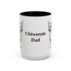 15oz Chiweenie Dog Dad Mug, Black, front view