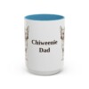 15oz Chiweenie Dog Dad Mug, Light Blue, front view