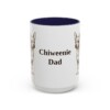 15oz Chiweenie Dog Dad Mug, Navy, front view