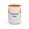 15oz Chiweenie Dog Dad Mug, Orange, front view