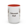 15oz Chiweenie Dog Dad Mug, Red, front view
