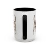 15oz Funny Chiweenie Mug, Black, back view