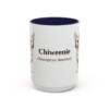 15oz Chiweenie Latin Mug, Navy, front view